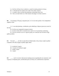 International Business Chapter 17 2 Cada Jita Caman Edijustin time Systems ab cd leave Firm Without Buffer Stock Inventory ensure That Product