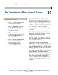 International Business Chapter 14 Homework Organizational Change there Are Three Basic Principles For Successful Organization Change Unfreeze The