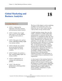 International Business Chapter 18 Homework Business Analytics regulatory Influences Prices a Firms Ability Set Its Own Prices May Limited
