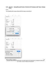 Accounting Chapter 3 Homework Min CVP Operating Leverage And Margin Safety Percentage canton Cor pa profit