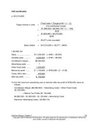 Accounting Chapter 3 Homework Cafer tax Income Before tax Income computer Required Revenue revenue
