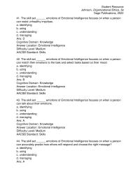 Business Ethics Chapter 4 2 Level Medium Standard Skills Action oriented Listeners Focus The Task Hand Ans