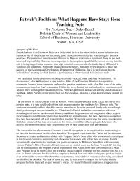 Business Development Chapter 4 Homework Millennials leadership What Are The Reasons That Patrick Might Choose Not Advocate For