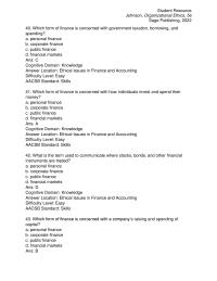 Business Ethics Chapter 10 2 Ans Cognitive Domain Knowledge Answer Location Acting Justly Difficulty Level Easy