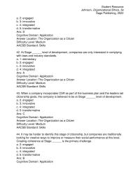 Business Ethics Chapter 11 2 Ps Materiality Ans Cognitive Domain Knowledge Answer Location Adopt Stewardship Mindset Difficulty