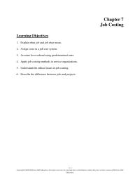 Accounting Chapter 7 Homework Manufacturing overhead costs are typically pooled together into one account and then allocated to individual
