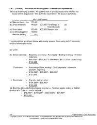 Accounting Chapter 7 Homework Job Costing And Ethics Global Partners a Because The Choice Between Direct Labor