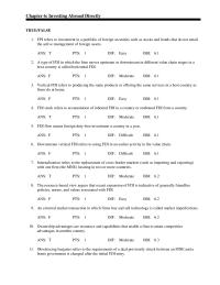 Business Law Chapter 6 1 FPI refers to investment in a portfolio of foreign securities such as stocks and bonds that do not entail the active management of foreign assets.