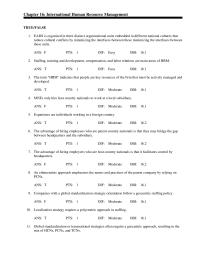Business Law Chapter 16 1 Ans Pts Dif Easy Obj 161 13 Expatriate Stress The Result Imbalances