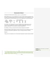 Accounting Chapter 11 Homework Define S1 and S2 to be the total service department costs for departments S1 and S2, respectively