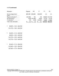 Accounting Chapter 11 Homework Evaluate Cost Allocation Methods: University Printers&nbsp;