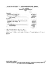 Accounting Chapter 13 Homework The Accountant Needs Concerned The Unemployment Rate approaches Five Percent solutions Manual&nbsp;