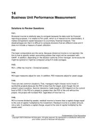 Accounting Chapter 14 Homework Margin Percentage Gross Margin Sales operating Margin Operating Income Sales fundamentals&nbsp;