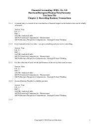 Accounting Chapter 2 1 Functional Competencies Measurement Business Perspective Competencies Strategic critical Thinking Business