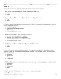 Communications Chapter 10 1 Collectivists Seem Primarily Use Avoidance Collectivists View Direct Conflict Styles Personal Attack