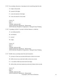 Accounting Chapter 2 3 Supplies Expense Retained Earnings Answer Lo 23 Diff Aa c s b Analytical Skills&nbsp;