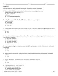 Communications Chapter 15 1 Presentation Based Text That Read Memorized Called Extemporaneous Speaking Impromptu