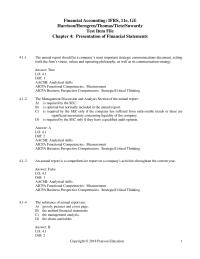 Accounting Chapter 4 1 The annual report should be a company’s most important strategic communications document, setting forth the firm’s vision