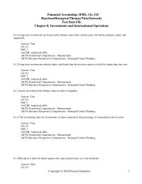 Accounting Chapter 8 1 Answer False Lo 81 Diff Aacsb Analytical Skills Aicpa Functional Competencies Measurement