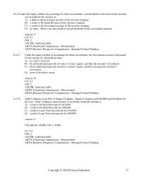Accounting Chapter 8 2 The accounting rules for investments in shares depend on the percentage of ownership by the investor