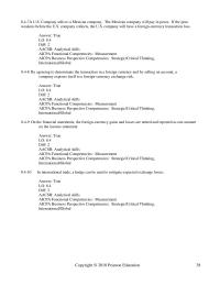 Accounting Chapter 8 3 For multinational companies, shareholders’ equity in the foreign subsidiaries’ financial statements is in U.S. dollars