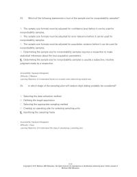 Marketing Chapter 6 2 25 Which Stage The Sampling Plan Will Random digit Dialing Probably Considered Selecting