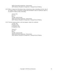 Accounting Chapter 10 4 When a company has both ordinary shares and preference shares outstanding, the book value of the ordinary shares is calculated