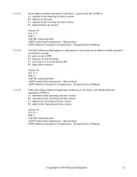 Accounting Chapter 11 2 Accounts Receivable During The Period Is Added Net Income Determine Net Cash