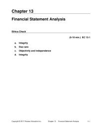 Accounting Chapter 13 Homework Carlton earned more net income, but Lofton’s net income was a higher percentage of net sales