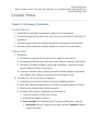 Communications Chapter 13 Homework Dramatic Style Delivery Grab Audiences Attention And Hold&nbsp; Attention Getter Attention