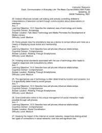 Communications Chapter 10 2 Networks Difficulty Level Medium Media Preferences Have Been Found Even more Important Aspect