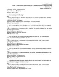 Communications Chapter 12 2 Ans Learning Objective 121 Identify Factors You Should Consider When Analyzing And