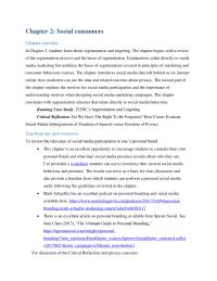 Marketing Chapter 2 Homework The Privacy Paradox Describes Peoples Willingness Disclose Personal information Social Media Channels Despite