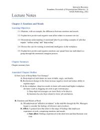 Management Chapter 3 Homework Any Explicit Implicit Division Roles In which Individuals Vary Their Requirement Use Emotional
