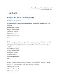 Marketing Chapter 10 1&nbsp;Before any data are collected, which of the following must be in place to specify a plan to collect and utilise data so that desired information&nbsp;collect and utilise data so that desired information
