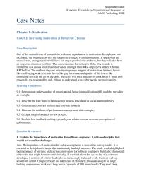 Management Chapter 9 Homework Motivation through Compensation Can Also Seen Industries That Pose High Physical Risks Employees while