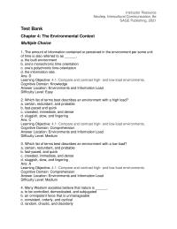 Communications Chapter 4 1 Built Environment Difficulty Level Easy Which The Following Best Describes Informal Space
