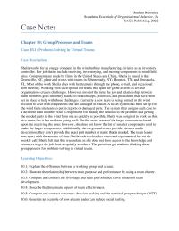 Management Chapter 10 Homework What Processes And Procedures Are Important Making The Teams Work an s Knowing What