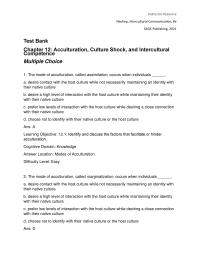 Communications Chapter 12 1 Ans Learning Objective 121 Identify And Discuss The Factors That Facilitate Hinder