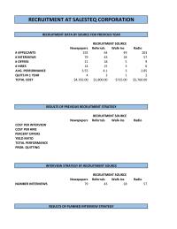 Human Resources Chapter 9 Homework Recruitment Source number Interviews newspapers recruitment Source referrals walk ins results Planned Interview
