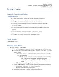 Management Chapter 14 Homework These May Positively Negatively Differ From expectations instructor Resources can dura Essentials Organizational Behavior 3esage Publishing