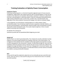 Human Resources Chapter 10 Homework Compute The increase Preparation Costs For Each Year Your Analysis Cells c&nbsp; the Cost Training