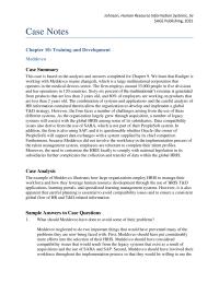 Human Resources Chapter 10 Homework Tamp d related Information sample Answers Case Questions1what Should Med devco Have Done Avoid Some Their