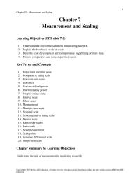 Marketing Chapter 7 Homework Even Equivalent Versions The Scale Can Developed Might Not Worth The Time effort