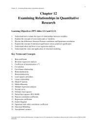 Marketing Chapter 12 Homework Each Regression Coefficient Divided Its Standard error Produce Statistic Which Compared Against The