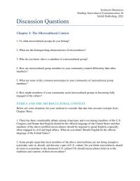 Communications Chapter 3 Homework United States And That members The Above profiled Microcultures Should Required Speak English Especially when