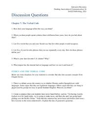 Communications Chapter 7 Homework Seven1 There Debate Across The Country Whether Ebonics And or Spanglish Are Valid languages