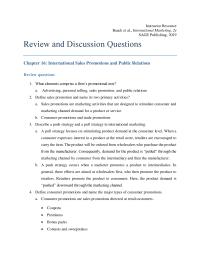International Business Chapter 16 Homework Pop materials Are Effective Because Many Items That Are Purchased Retail Stores Are
