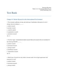 International Business Chapter 8 1 41 What Kind Method Allows Researcher Examine The Attitudes And Behaviors Consumers