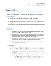 Communications Chapter 12 Homework Anyone Can Experience Culture Shock Although Some Are More Prone It than Others&nbsp;